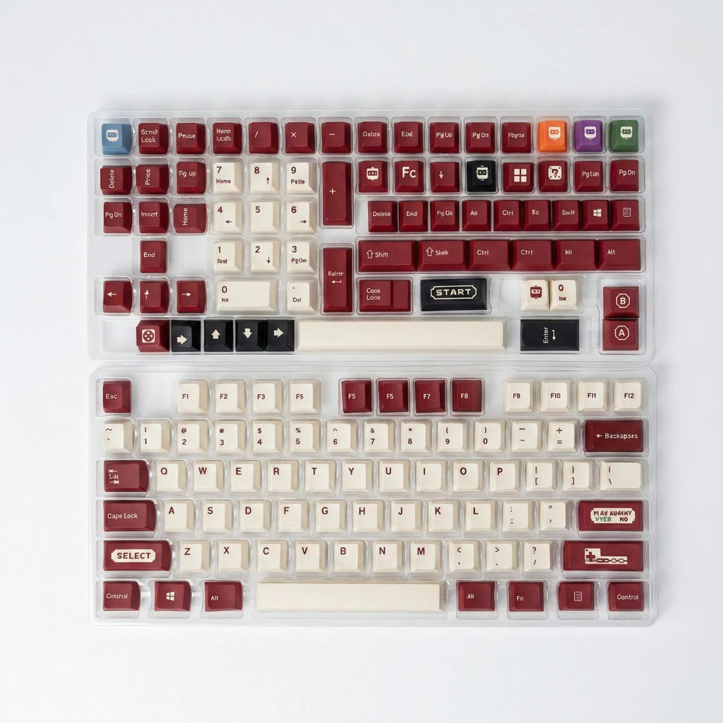 Gameboy PBT Cherry keycapy